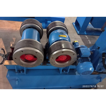 Rotador de soldagem de tubos longos com rodas de suporte